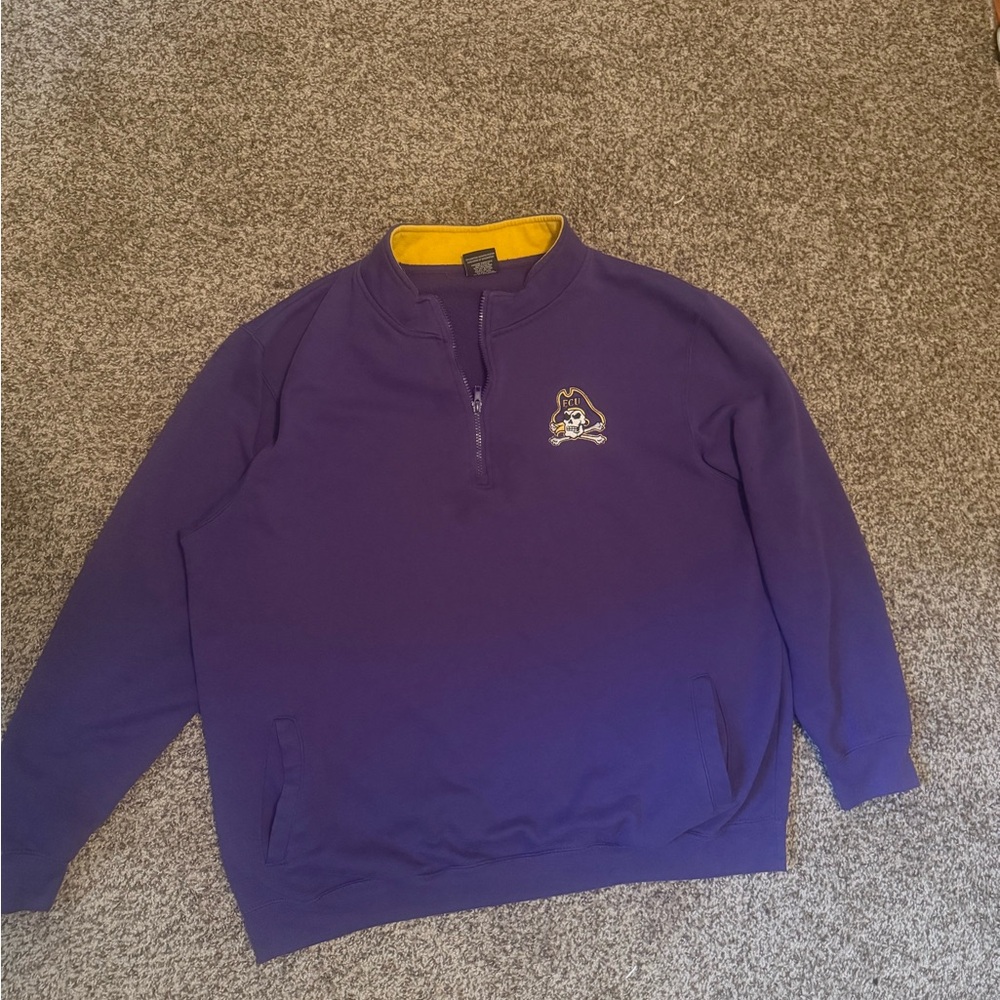 Colosseum Purple Zip-Up Men's Sweater
